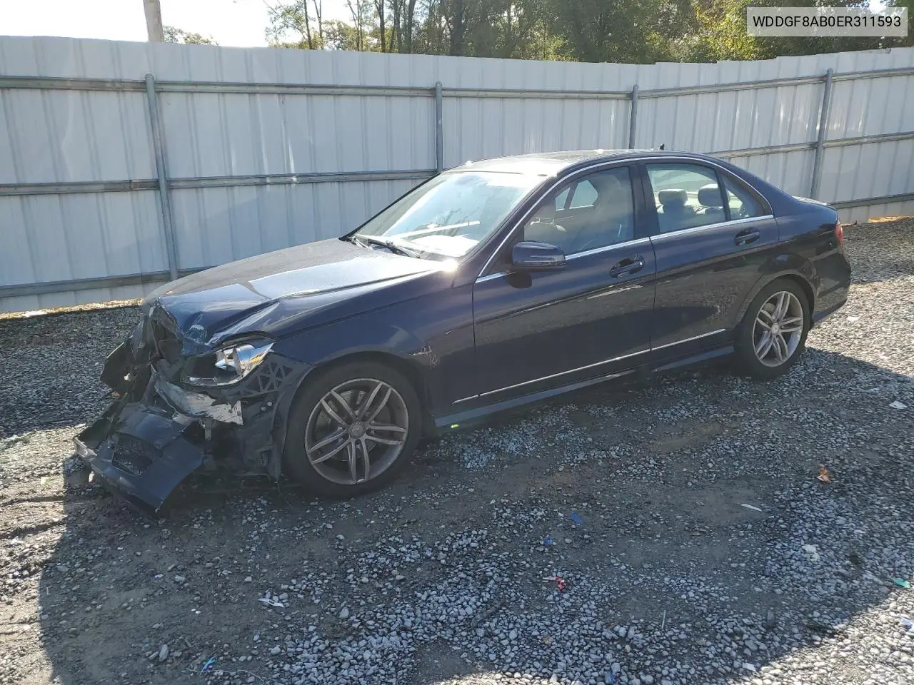 WDDGF8AB0ER311593 2014 Mercedes-Benz C 300 4Matic
