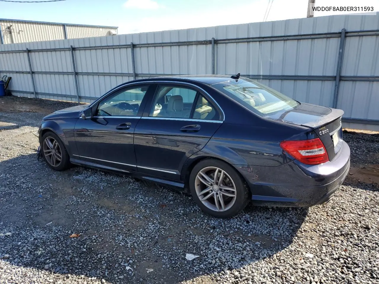WDDGF8AB0ER311593 2014 Mercedes-Benz C 300 4Matic