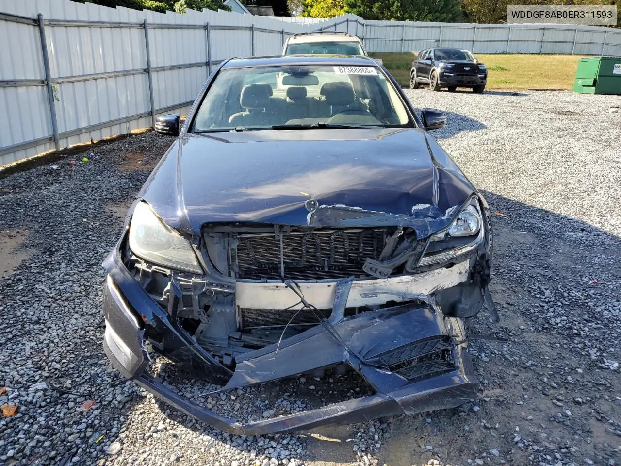WDDGF8AB0ER311593 2014 Mercedes-Benz C 300 4Matic