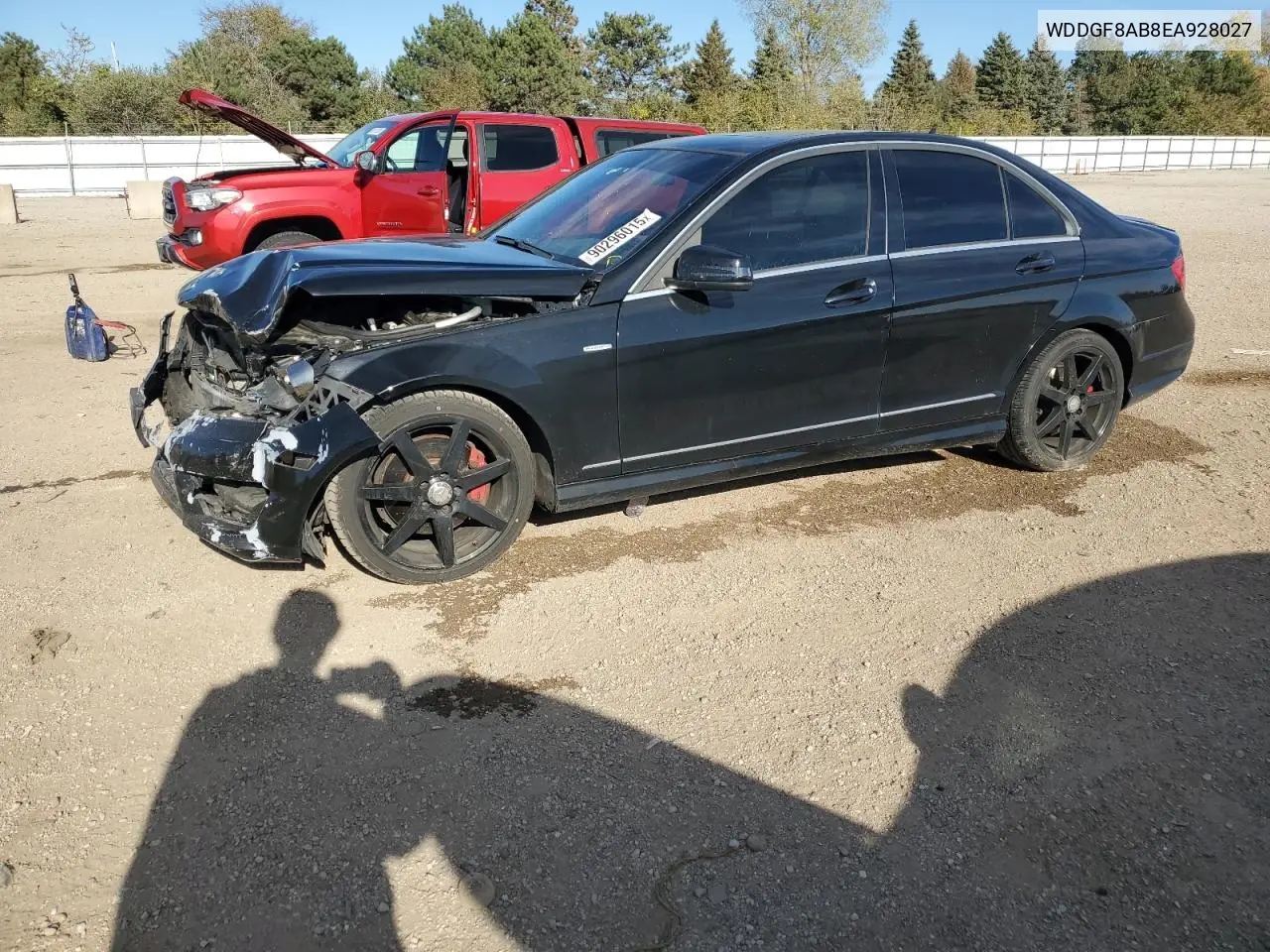WDDGF8AB8EA928027 2014 Mercedes-Benz C 300 4Matic