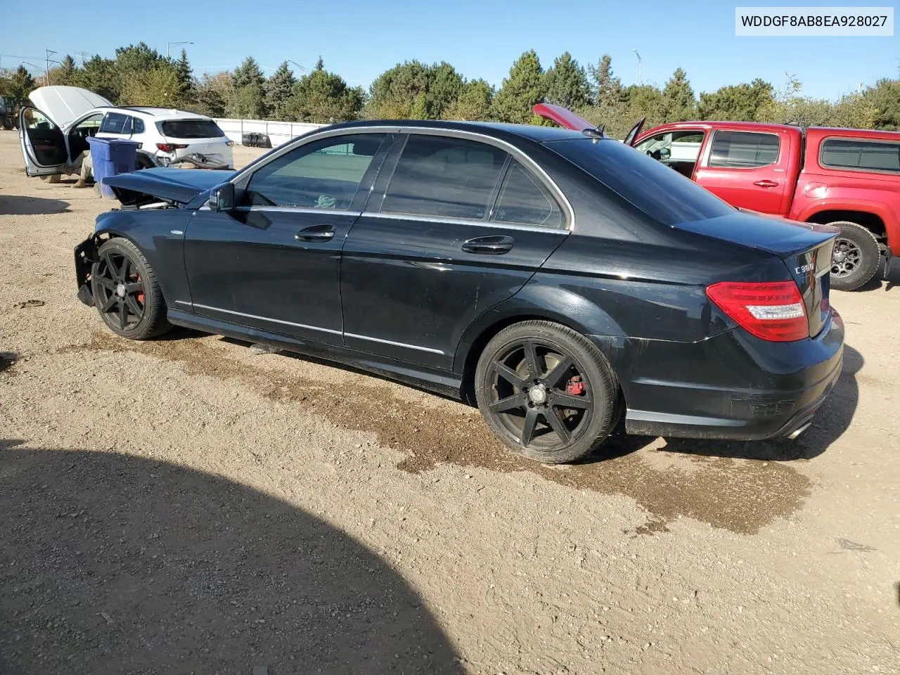 WDDGF8AB8EA928027 2014 Mercedes-Benz C 300 4Matic