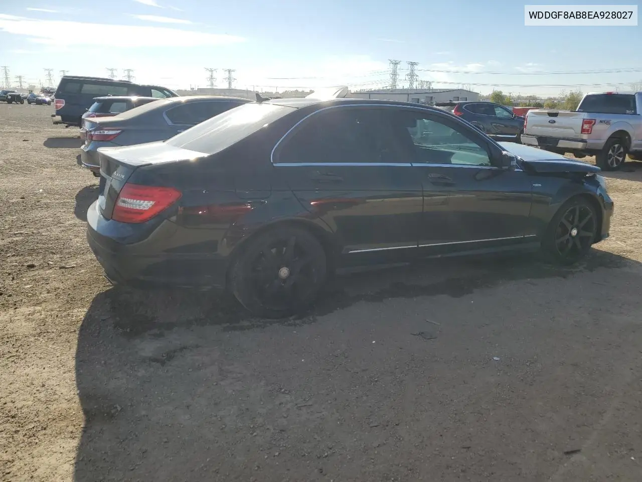 WDDGF8AB8EA928027 2014 Mercedes-Benz C 300 4Matic