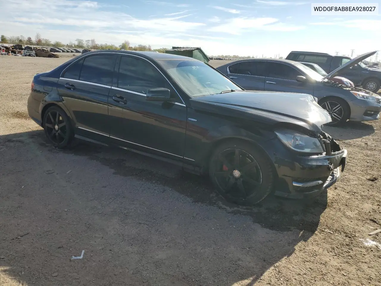 WDDGF8AB8EA928027 2014 Mercedes-Benz C 300 4Matic