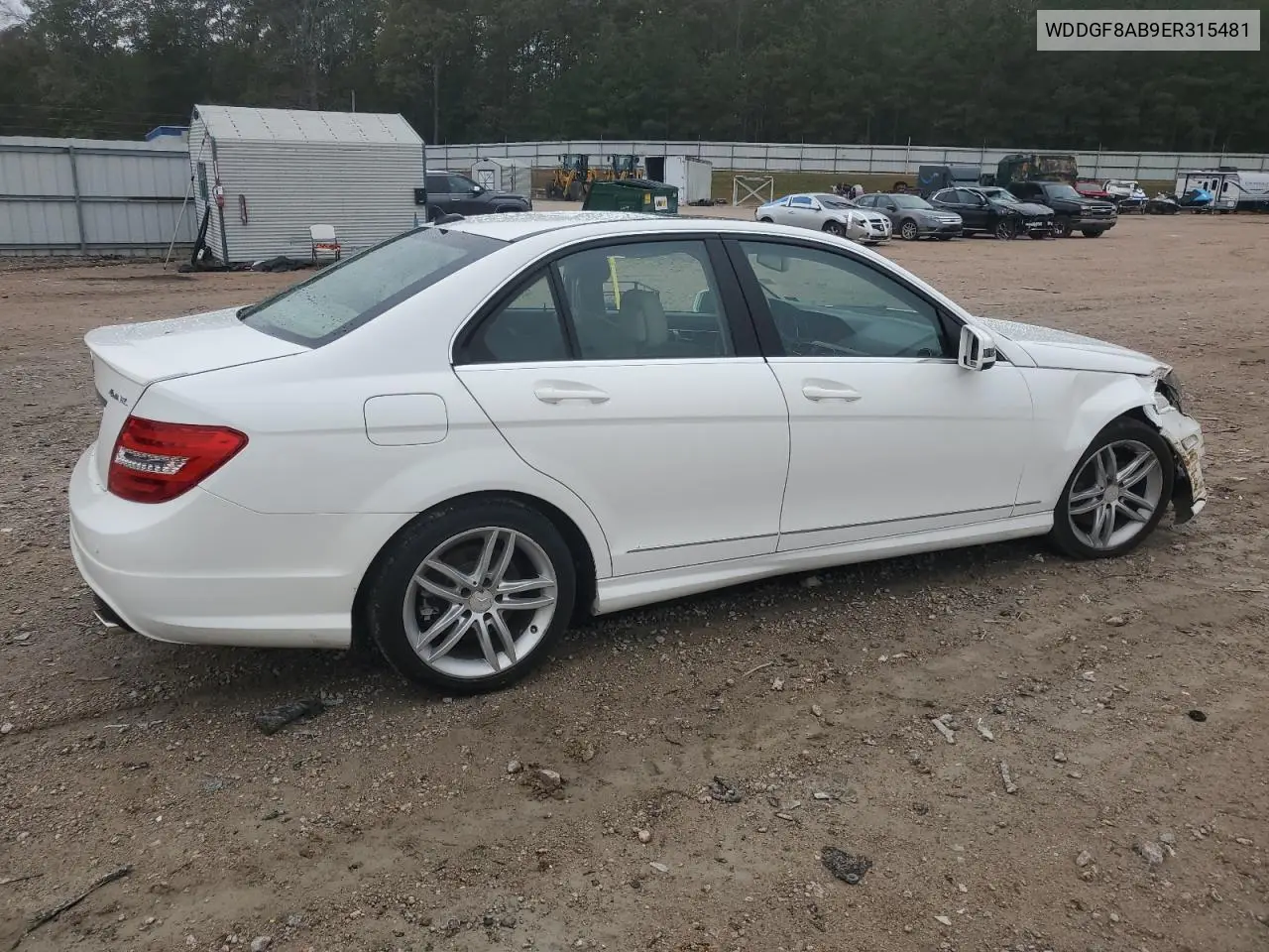 WDDGF8AB9ER315481 2014 Mercedes-Benz C 300 4Matic