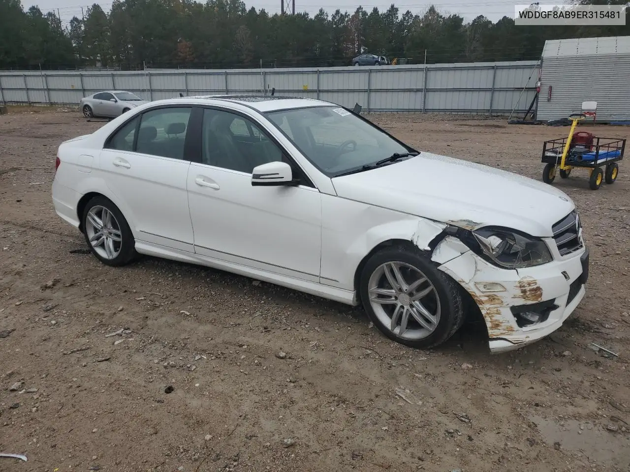 WDDGF8AB9ER315481 2014 Mercedes-Benz C 300 4Matic