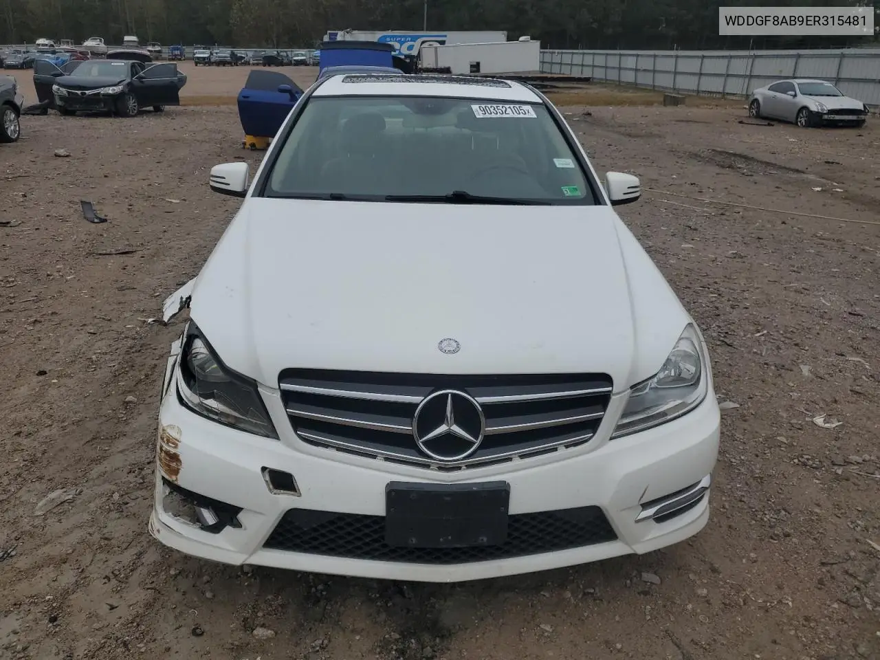 WDDGF8AB9ER315481 2014 Mercedes-Benz C 300 4Matic