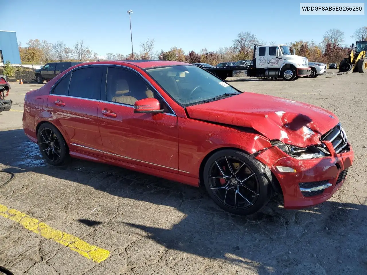 WDDGF8AB5EG256280 2014 Mercedes-Benz C 300 4Matic