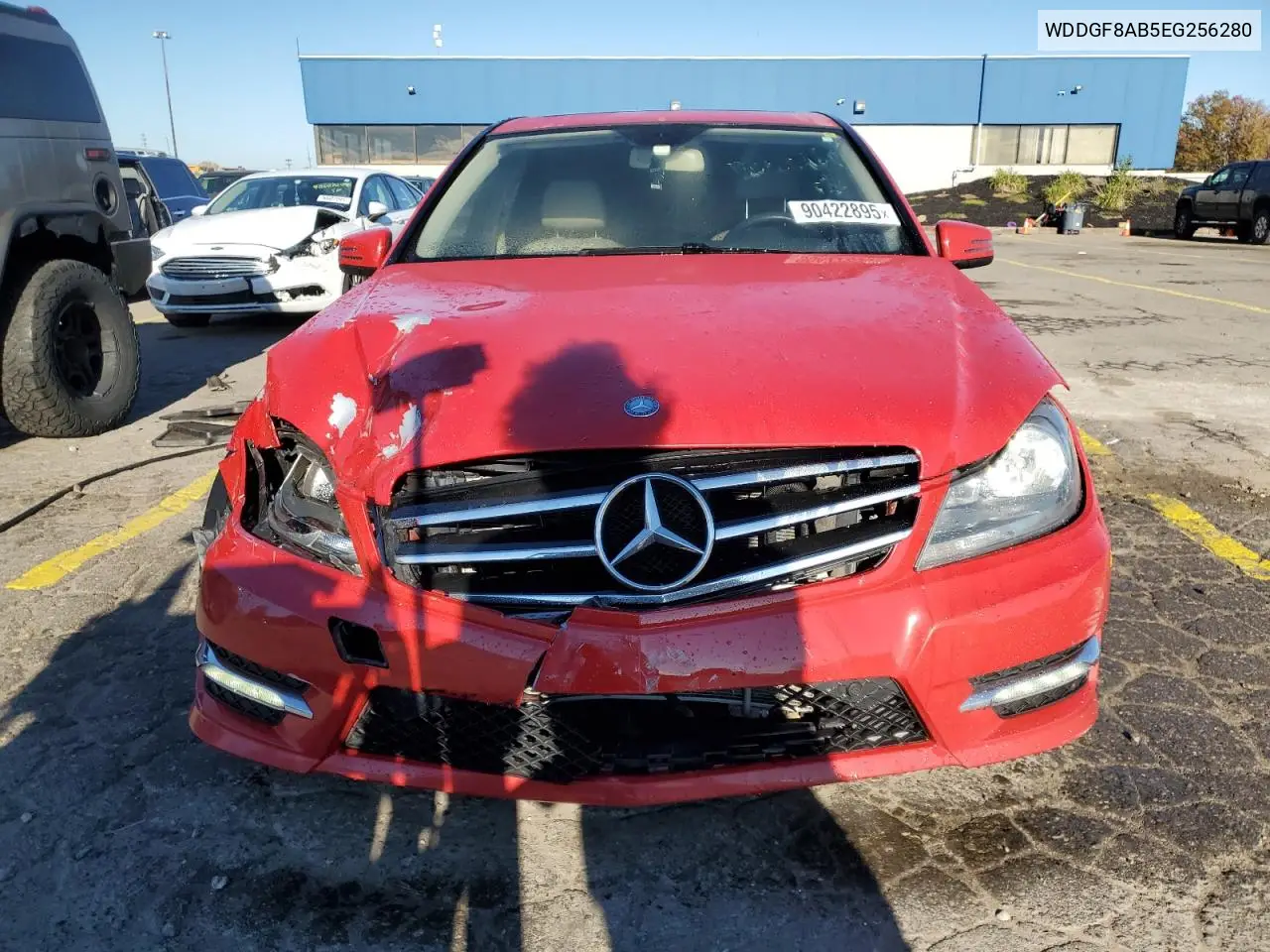 WDDGF8AB5EG256280 2014 Mercedes-Benz C 300 4Matic