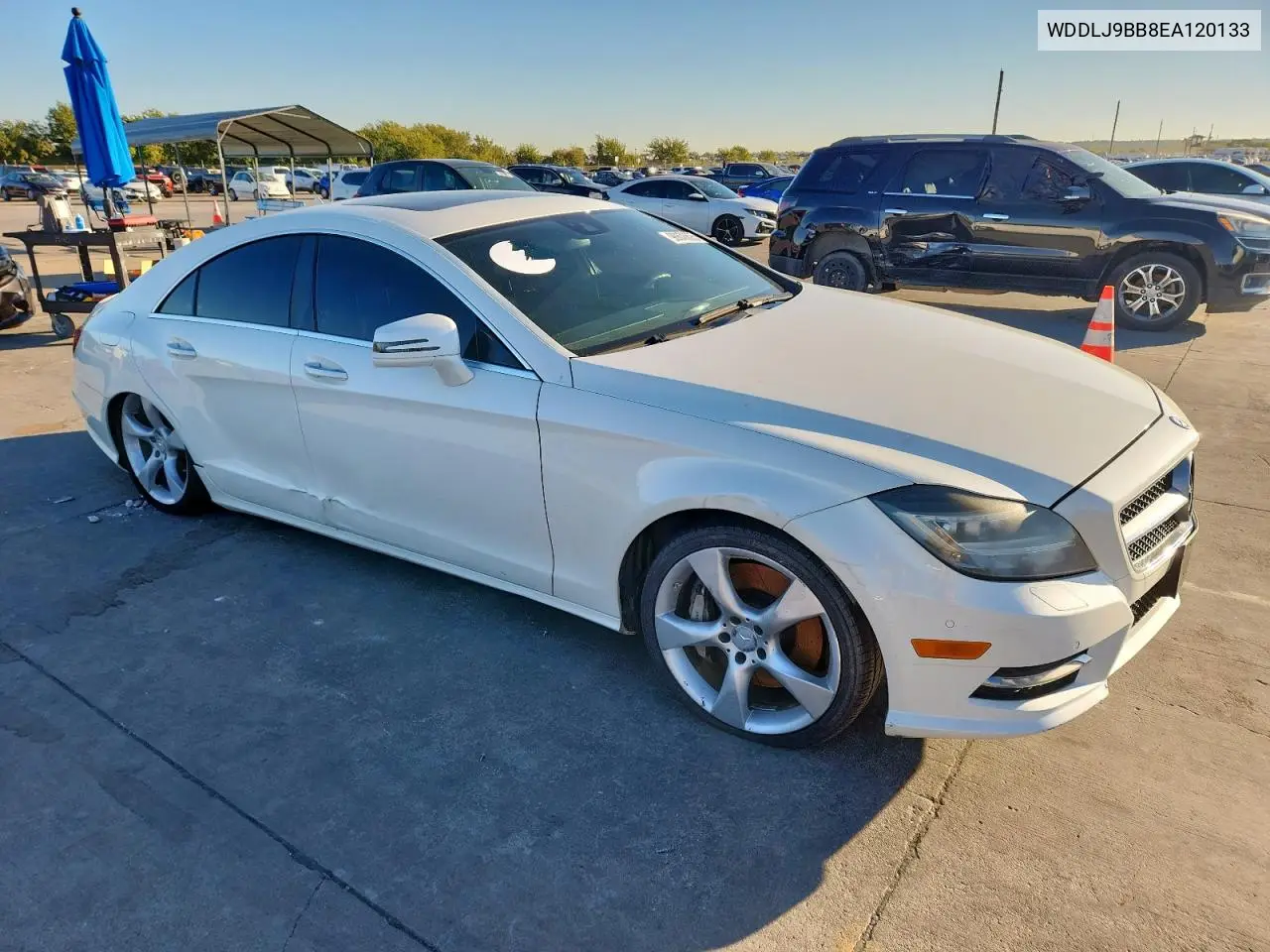 WDDLJ9BB8EA120133 2014 Mercedes-Benz Cls 550 4Matic