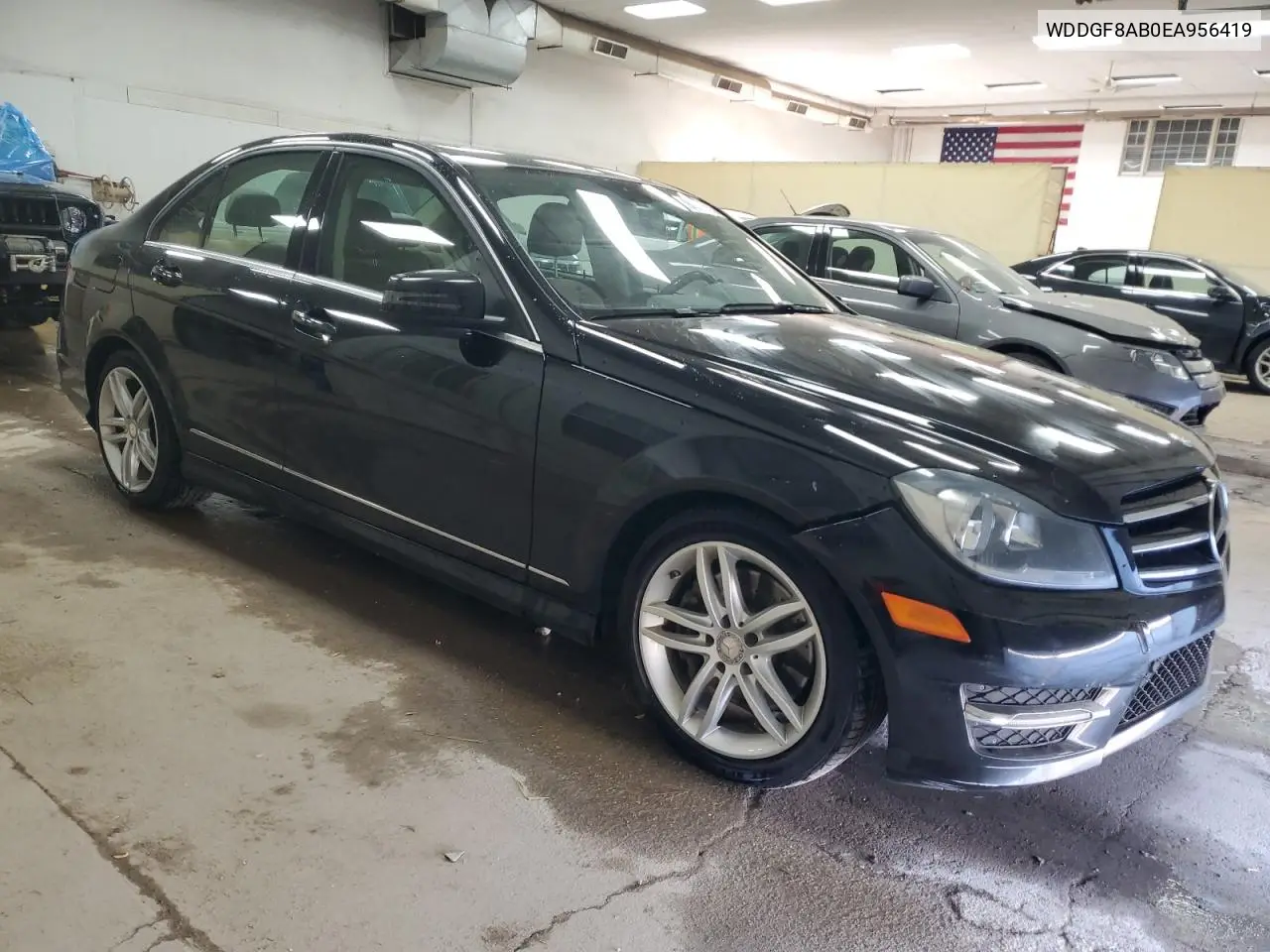 WDDGF8AB0EA956419 2014 Mercedes-Benz C 300 4Matic