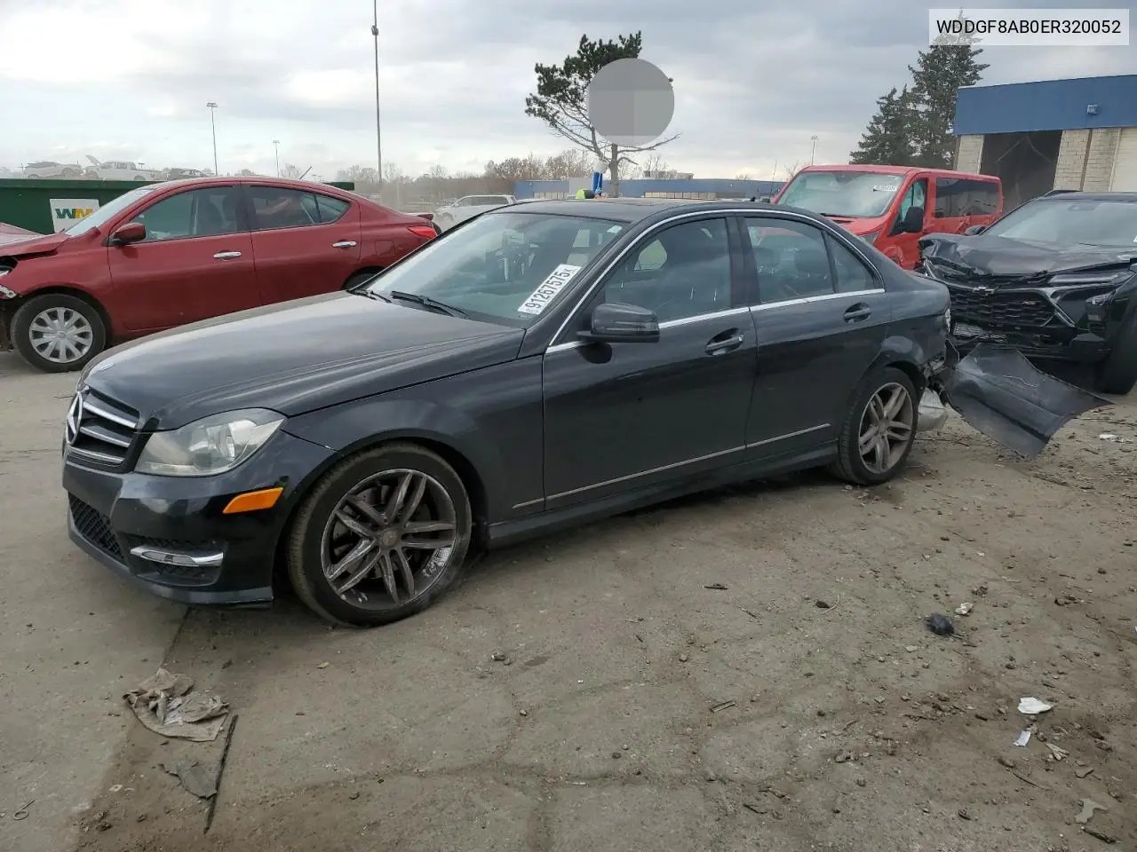 WDDGF8AB0ER320052 2014 Mercedes-Benz C 300 4Matic