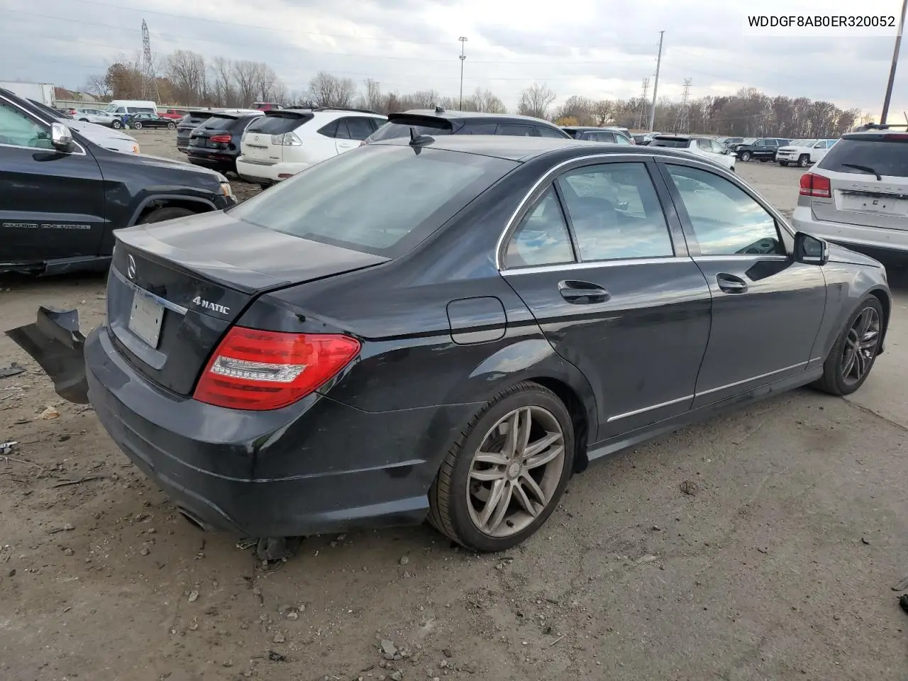 WDDGF8AB0ER320052 2014 Mercedes-Benz C 300 4Matic