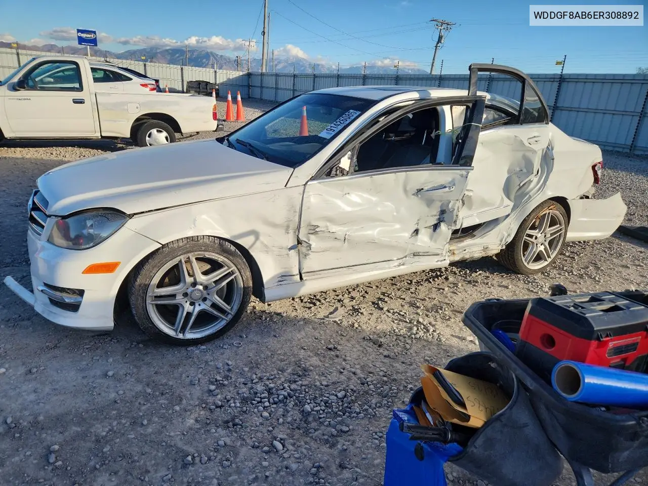 WDDGF8AB6ER308892 2014 Mercedes-Benz C 300 4Matic