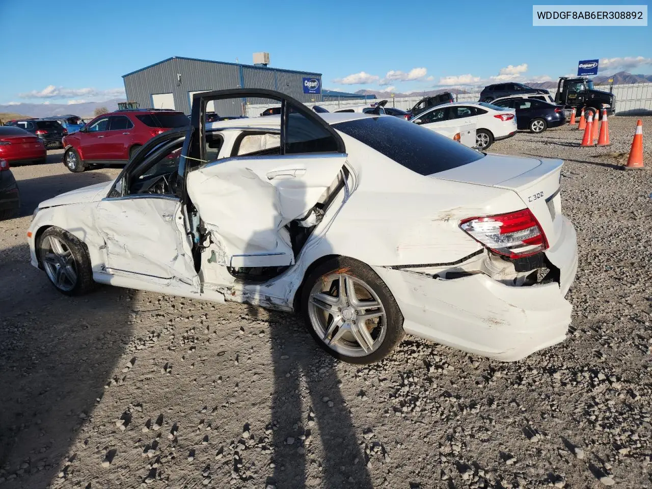 WDDGF8AB6ER308892 2014 Mercedes-Benz C 300 4Matic