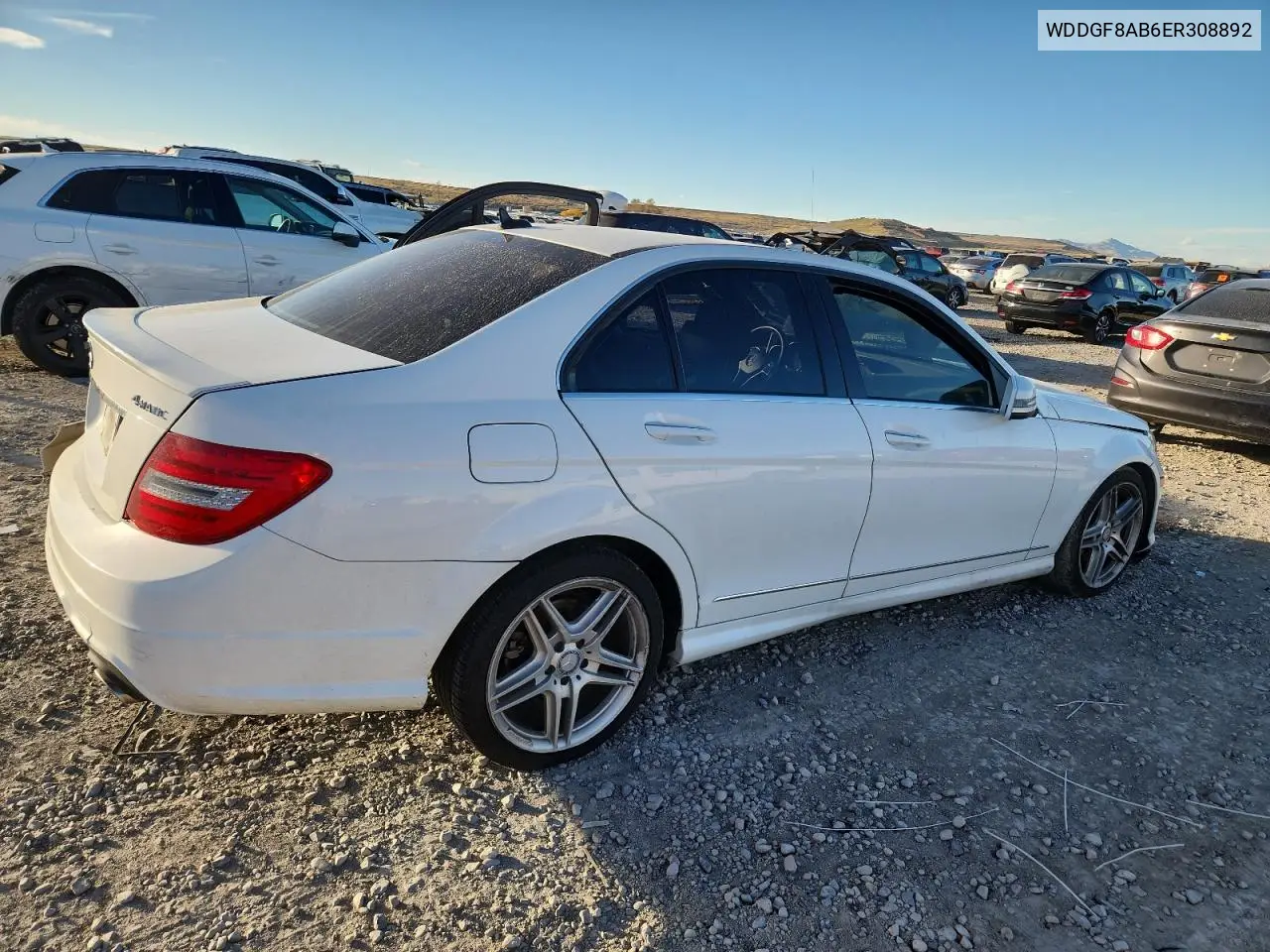 WDDGF8AB6ER308892 2014 Mercedes-Benz C 300 4Matic