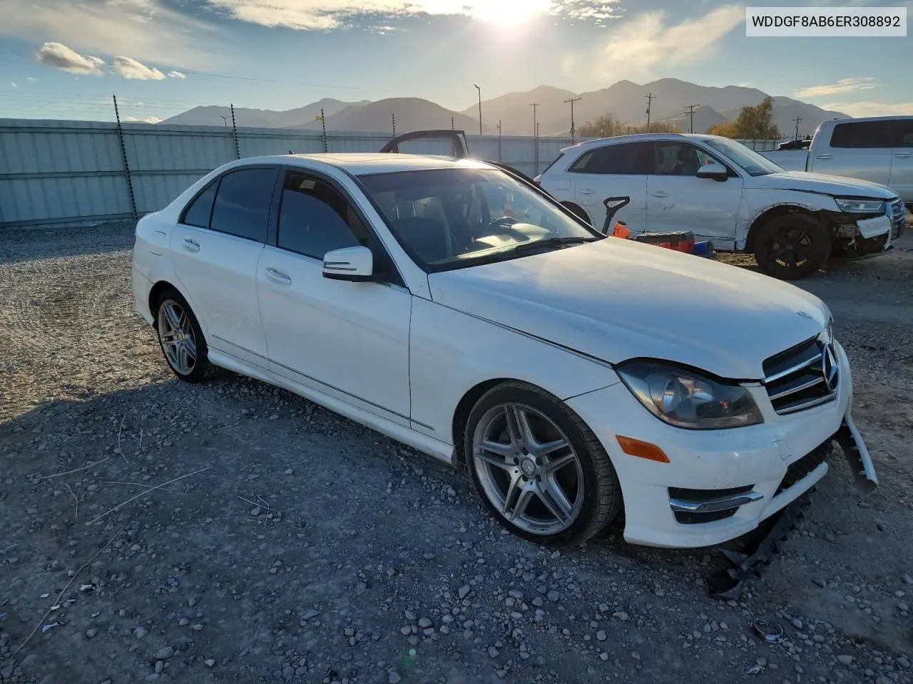 WDDGF8AB6ER308892 2014 Mercedes-Benz C 300 4Matic