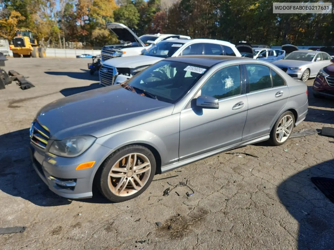 WDDGF8AB0EG217631 2014 Mercedes-Benz C 300 4Matic