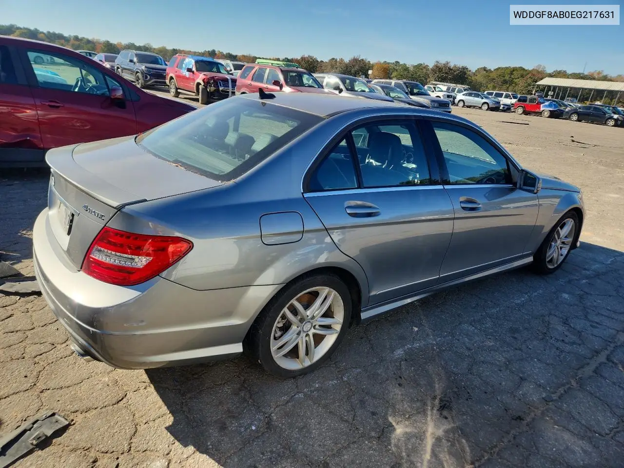 WDDGF8AB0EG217631 2014 Mercedes-Benz C 300 4Matic