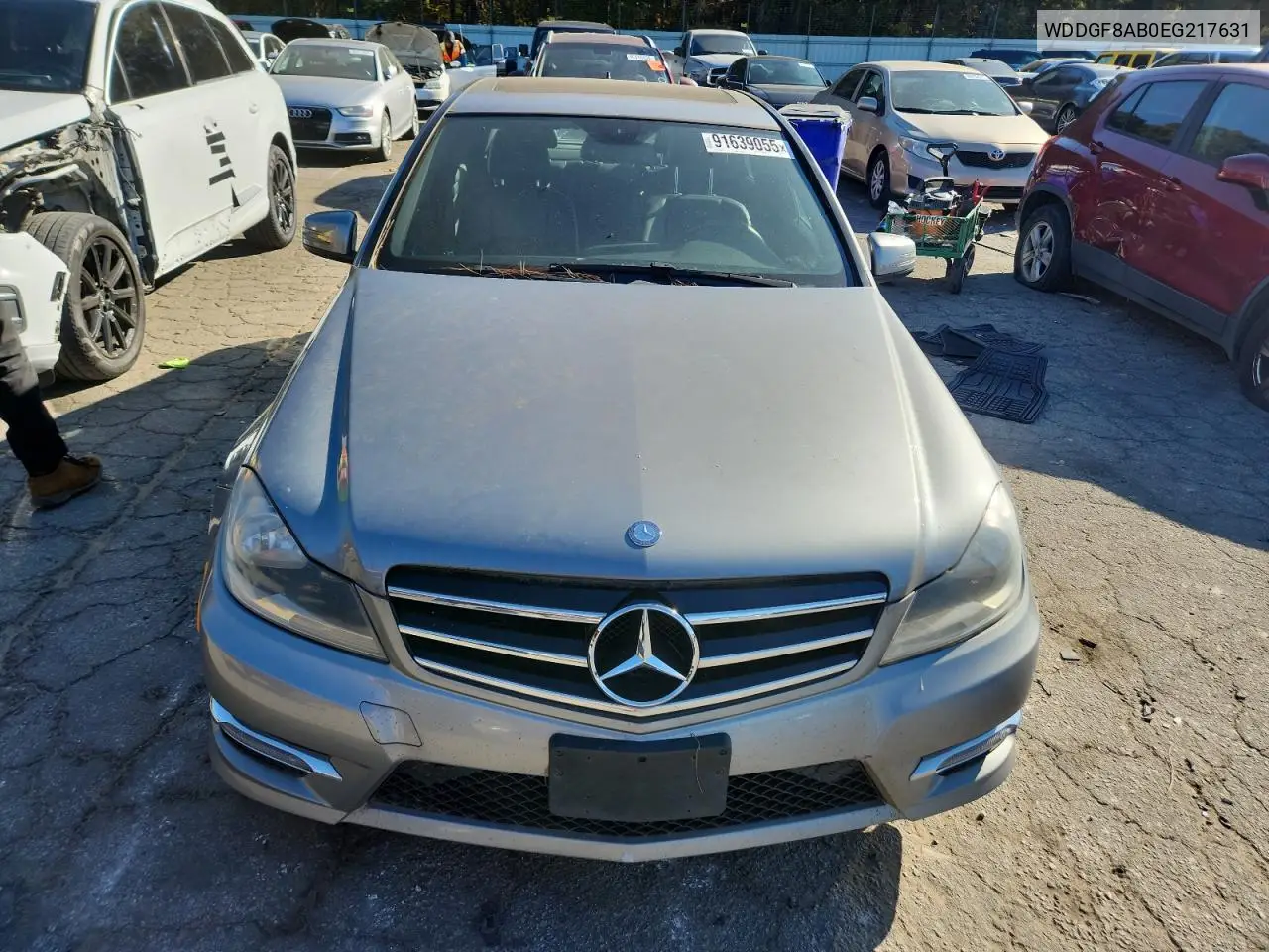 WDDGF8AB0EG217631 2014 Mercedes-Benz C 300 4Matic