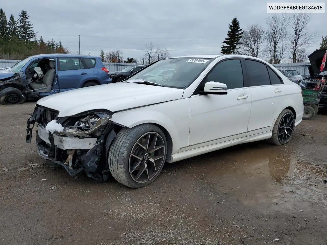 WDDGF8AB0EG184615 2014 Mercedes-Benz C 300 4Matic