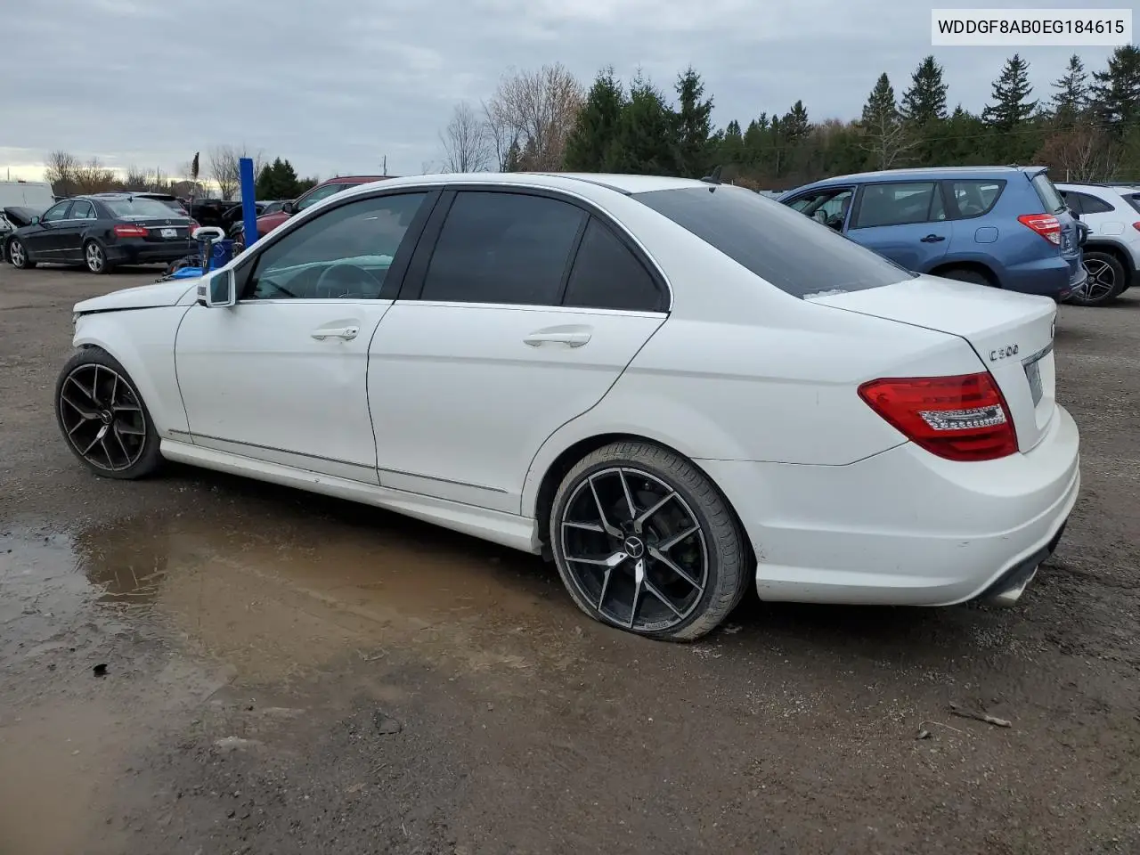 WDDGF8AB0EG184615 2014 Mercedes-Benz C 300 4Matic