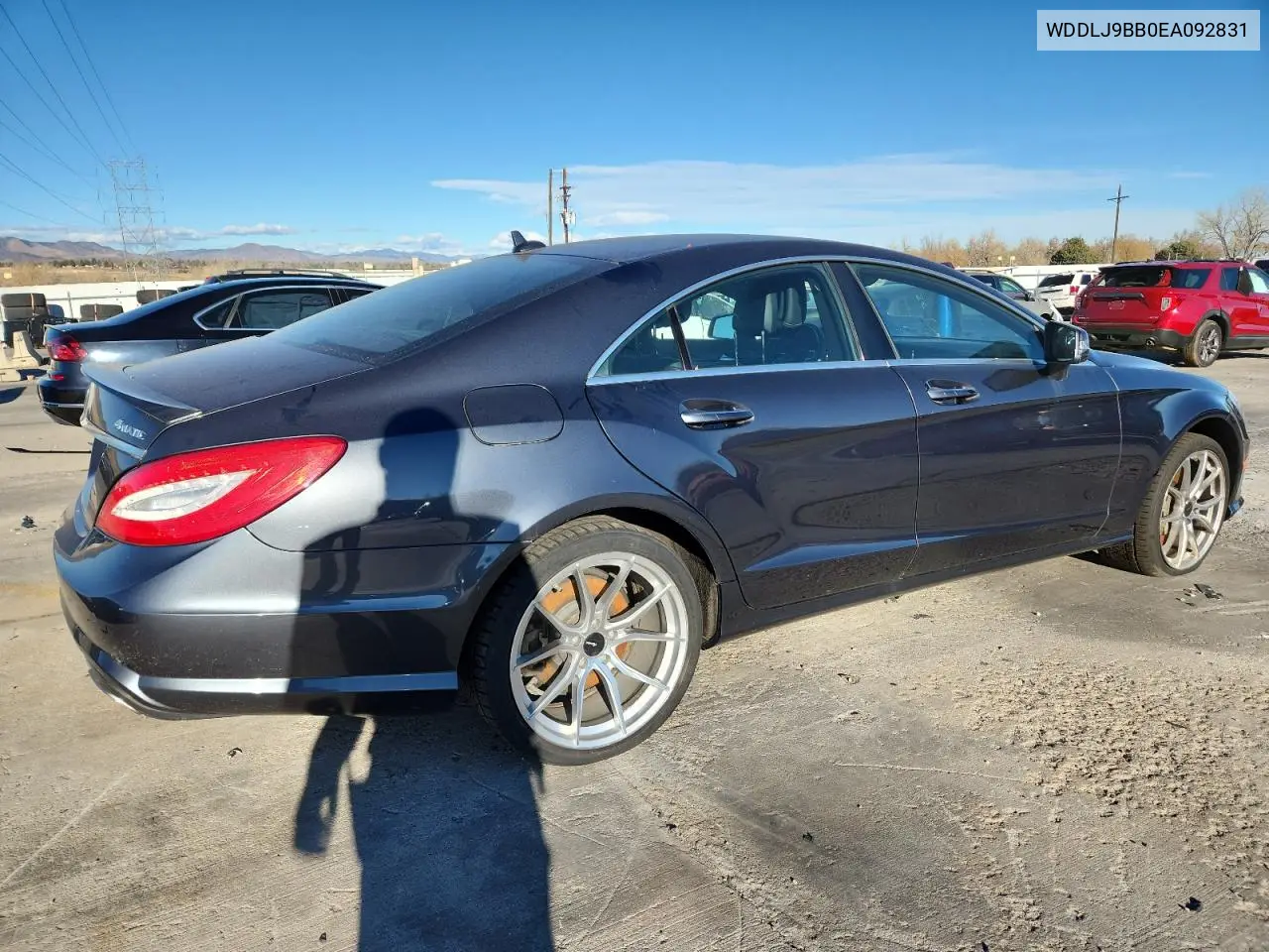WDDLJ9BB0EA092831 2014 Mercedes-Benz Cls 550 4Matic