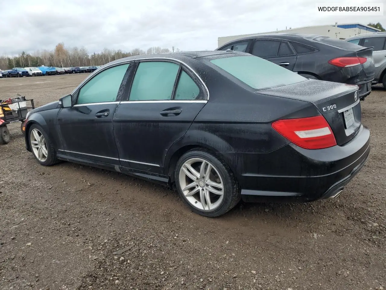 WDDGF8AB5EA905451 2014 Mercedes-Benz C 300 4Matic