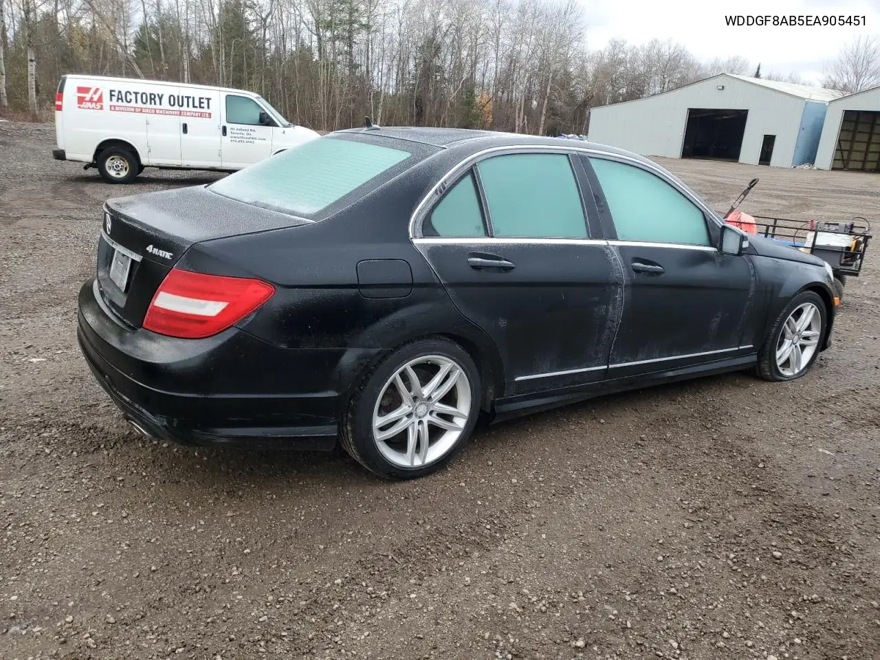 WDDGF8AB5EA905451 2014 Mercedes-Benz C 300 4Matic