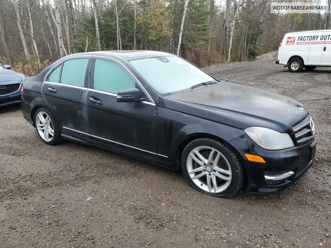 WDDGF8AB5EA905451 2014 Mercedes-Benz C 300 4Matic