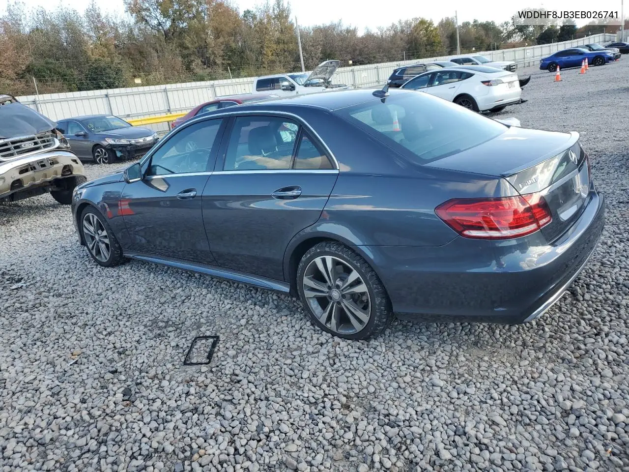 WDDHF8JB3EB026741 2014 Mercedes-Benz E 350 4Matic