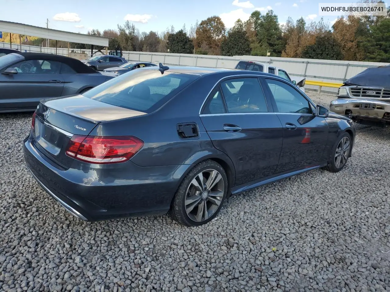 WDDHF8JB3EB026741 2014 Mercedes-Benz E 350 4Matic