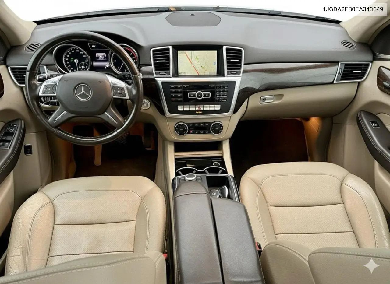 4JGDA2EB0EA343649 2014 Mercedes-Benz Ml 350 Bluetec