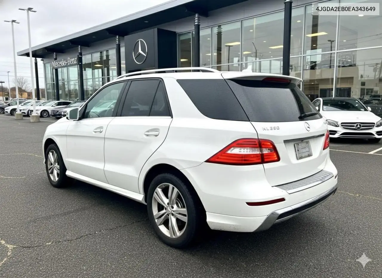 4JGDA2EB0EA343649 2014 Mercedes-Benz Ml 350 Bluetec