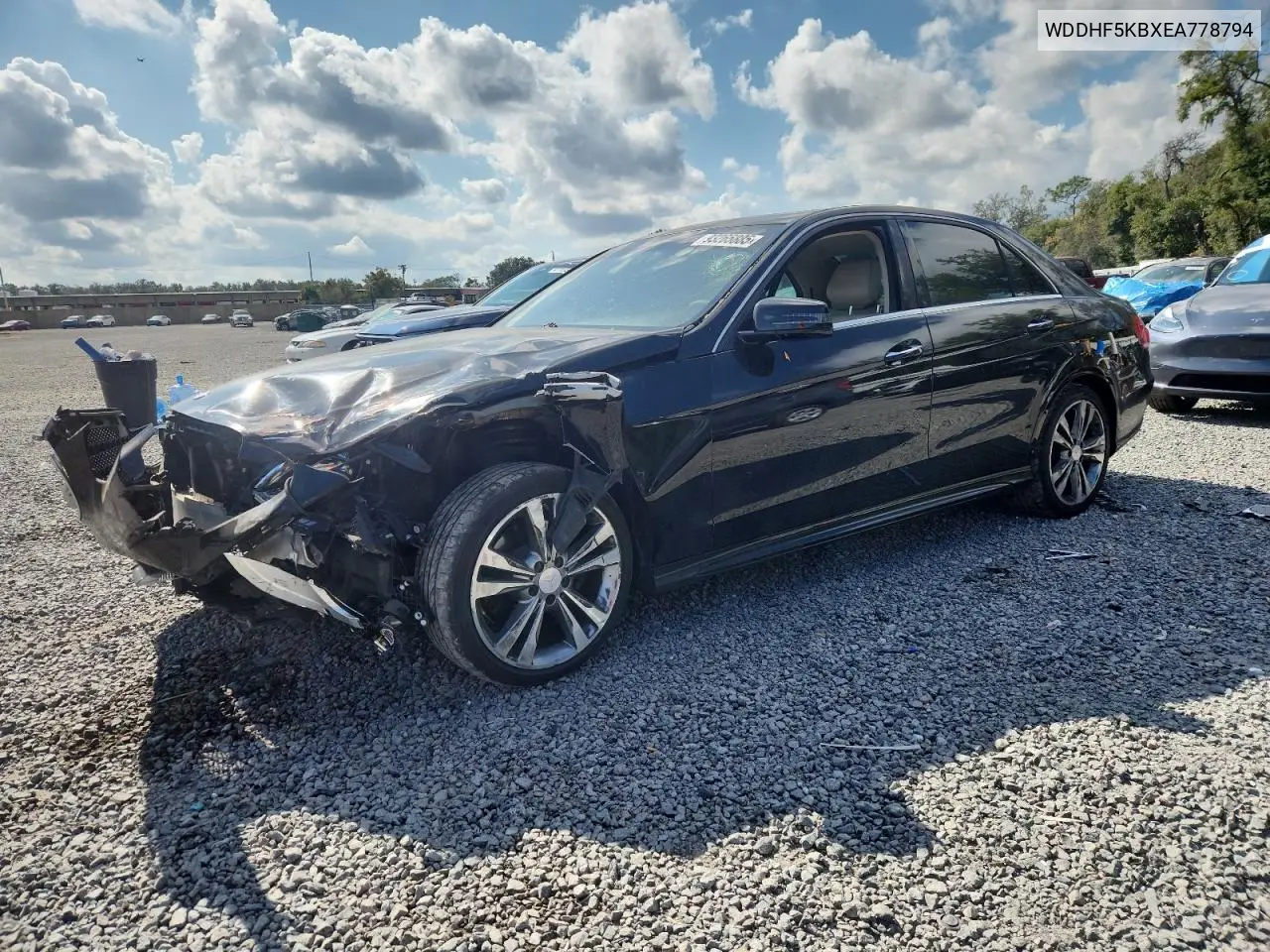 WDDHF5KBXEA778794 2014 Mercedes-Benz E 350