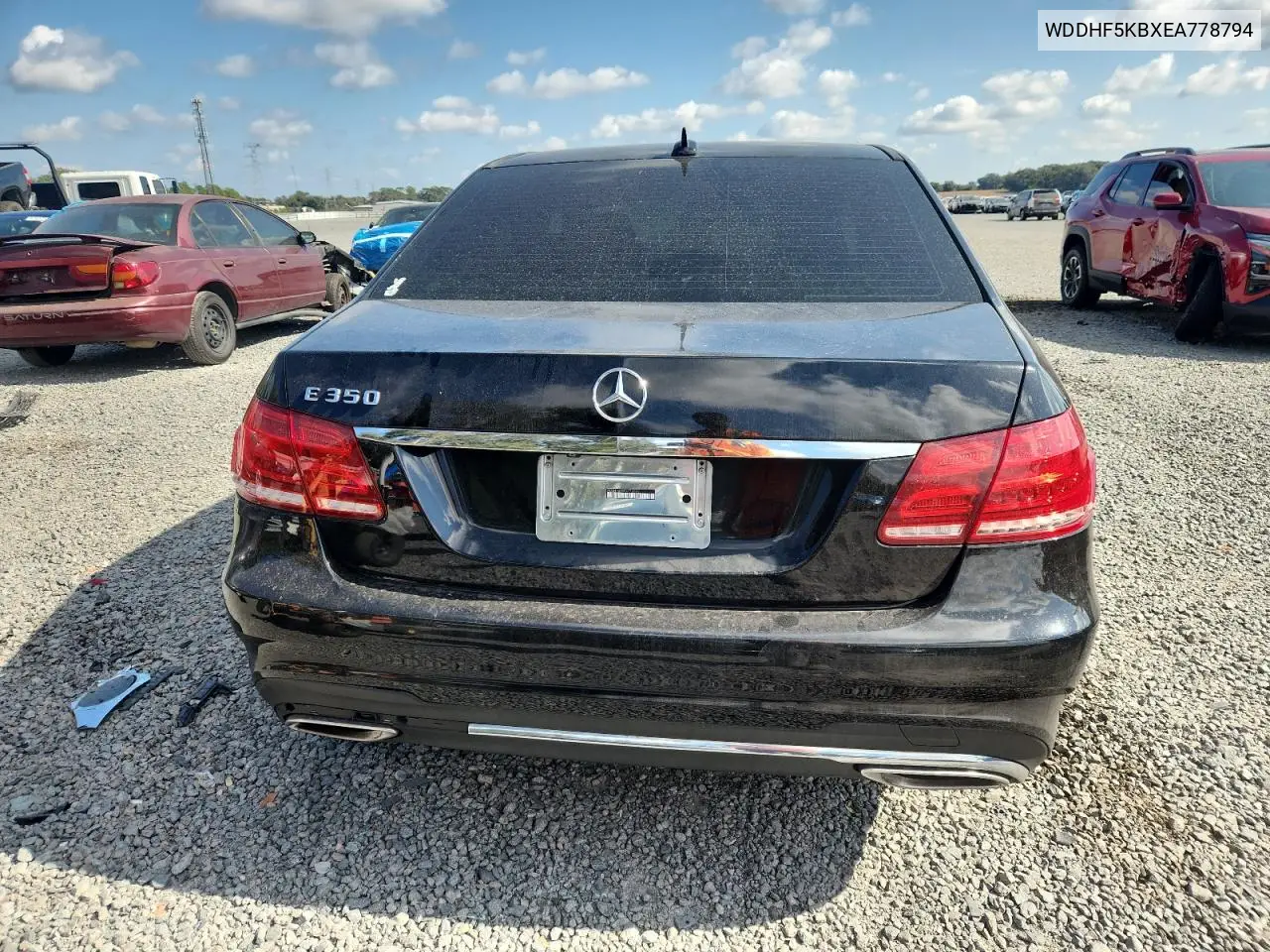 WDDHF5KBXEA778794 2014 Mercedes-Benz E 350
