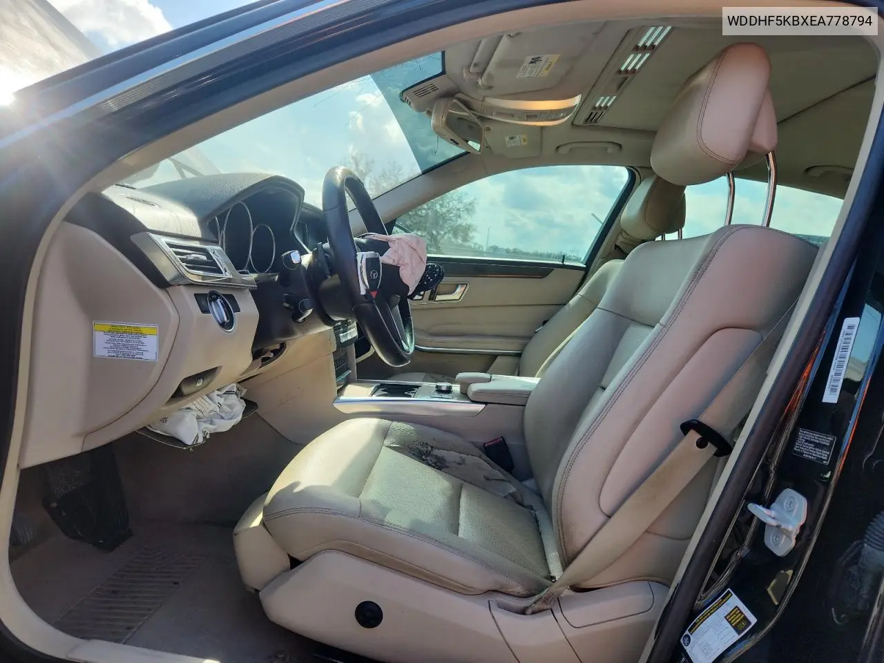 WDDHF5KBXEA778794 2014 Mercedes-Benz E 350