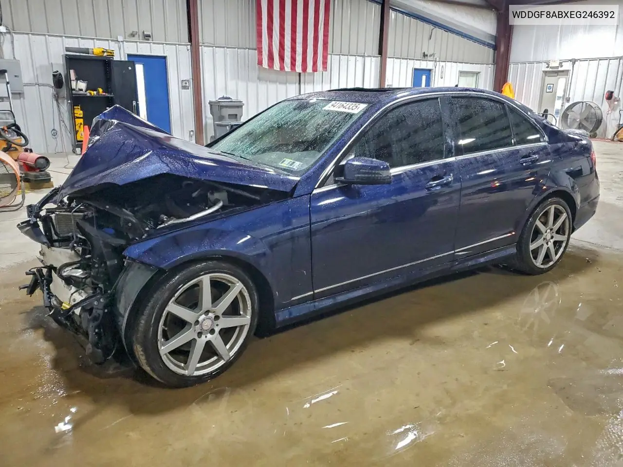 WDDGF8ABXEG246392 2014 Mercedes-Benz C 300 4Matic