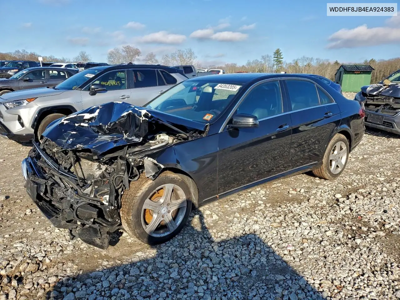 WDDHF8JB4EA924383 2014 Mercedes-Benz E 350 4Matic