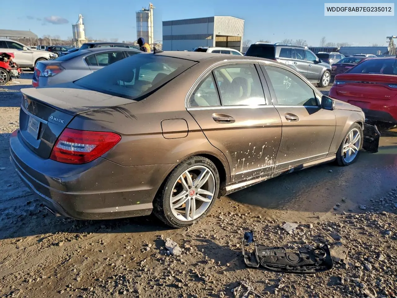WDDGF8AB7EG235012 2014 Mercedes-Benz C 300 4Matic