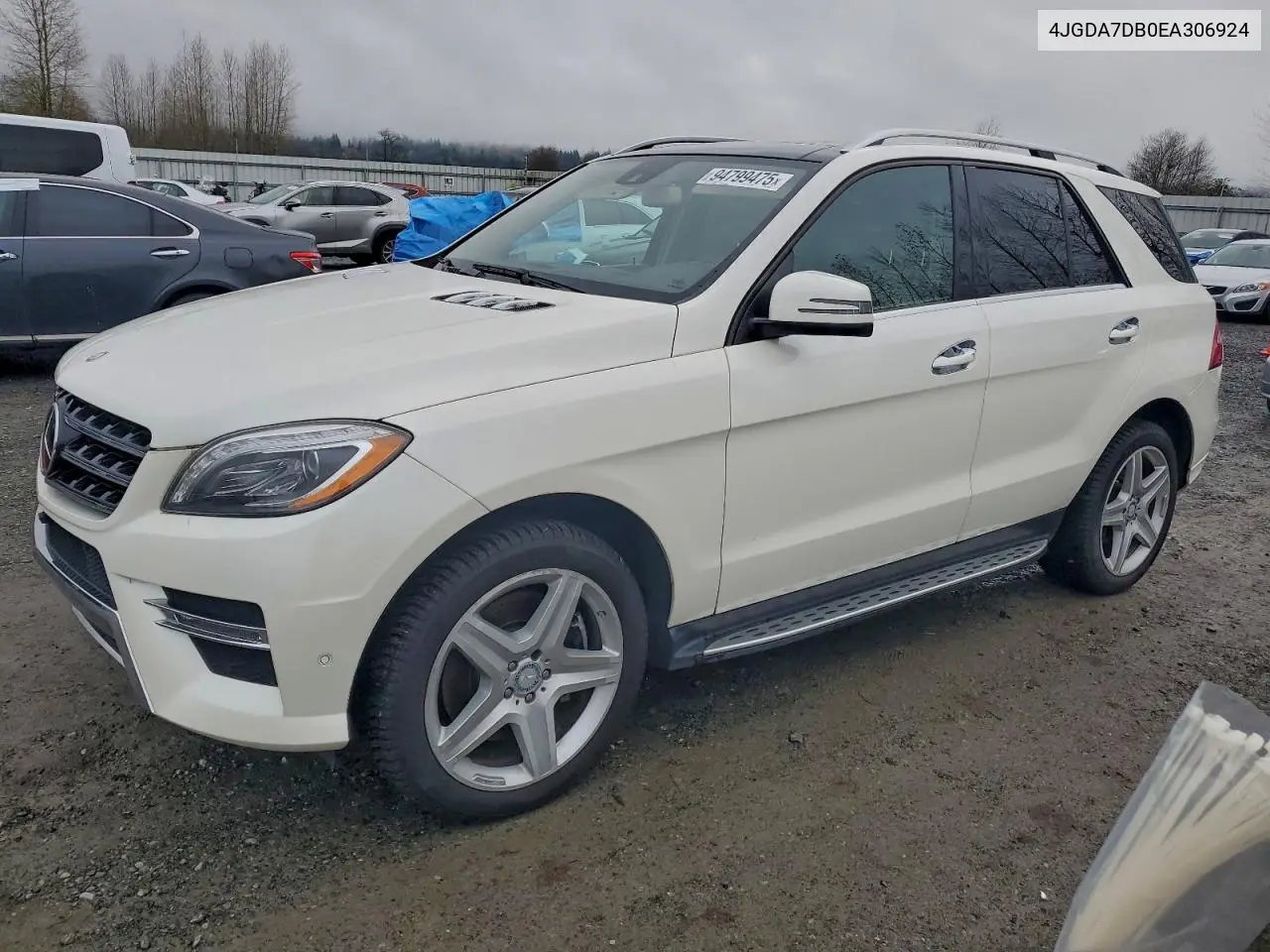 4JGDA7DB0EA306924 2014 Mercedes-Benz Ml 550 4Matic