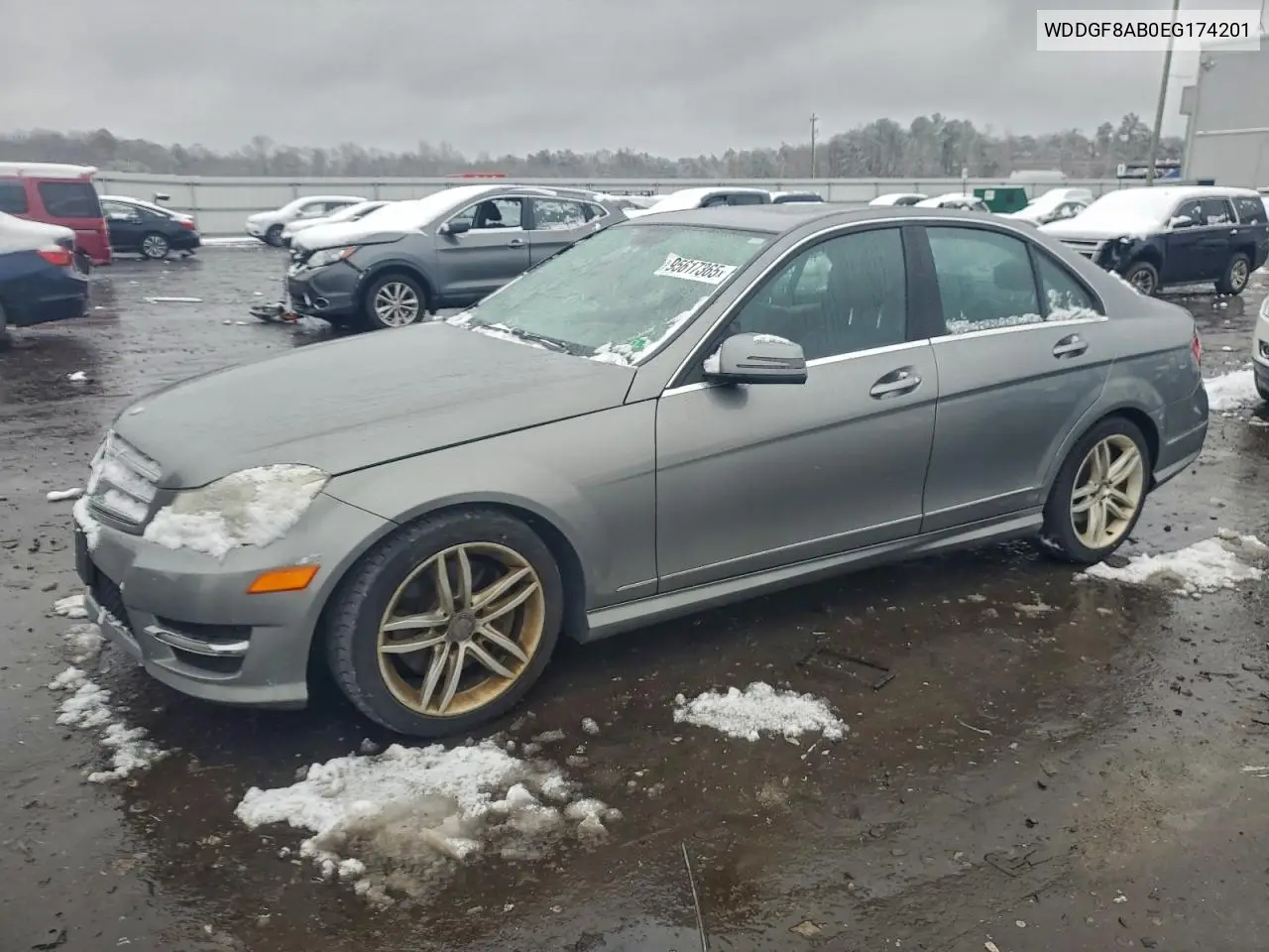 WDDGF8AB0EG174201 2014 Mercedes-Benz C 300 4Matic