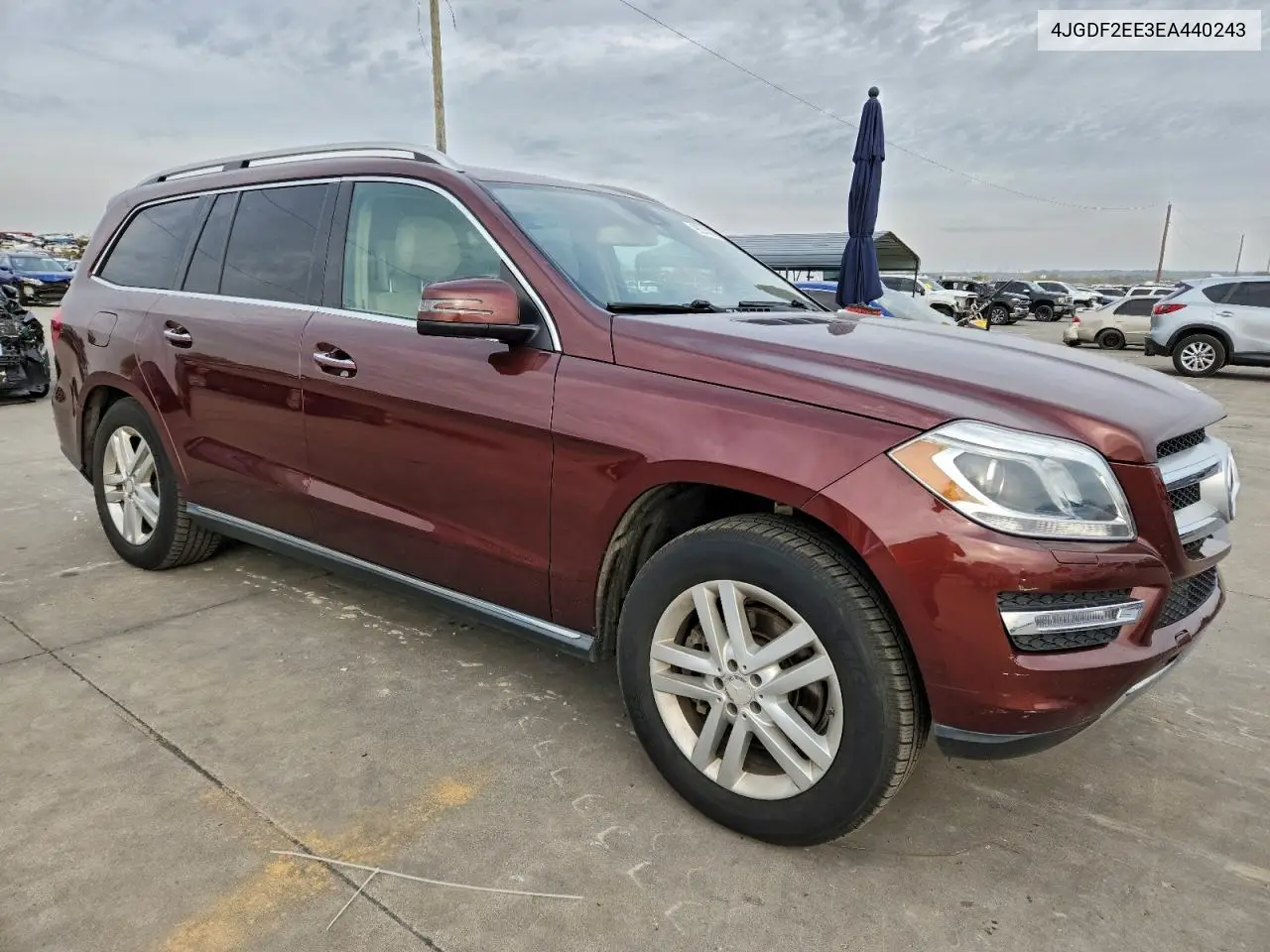 4JGDF2EE3EA440243 2014 Mercedes-Benz Gl 350 Bluetec