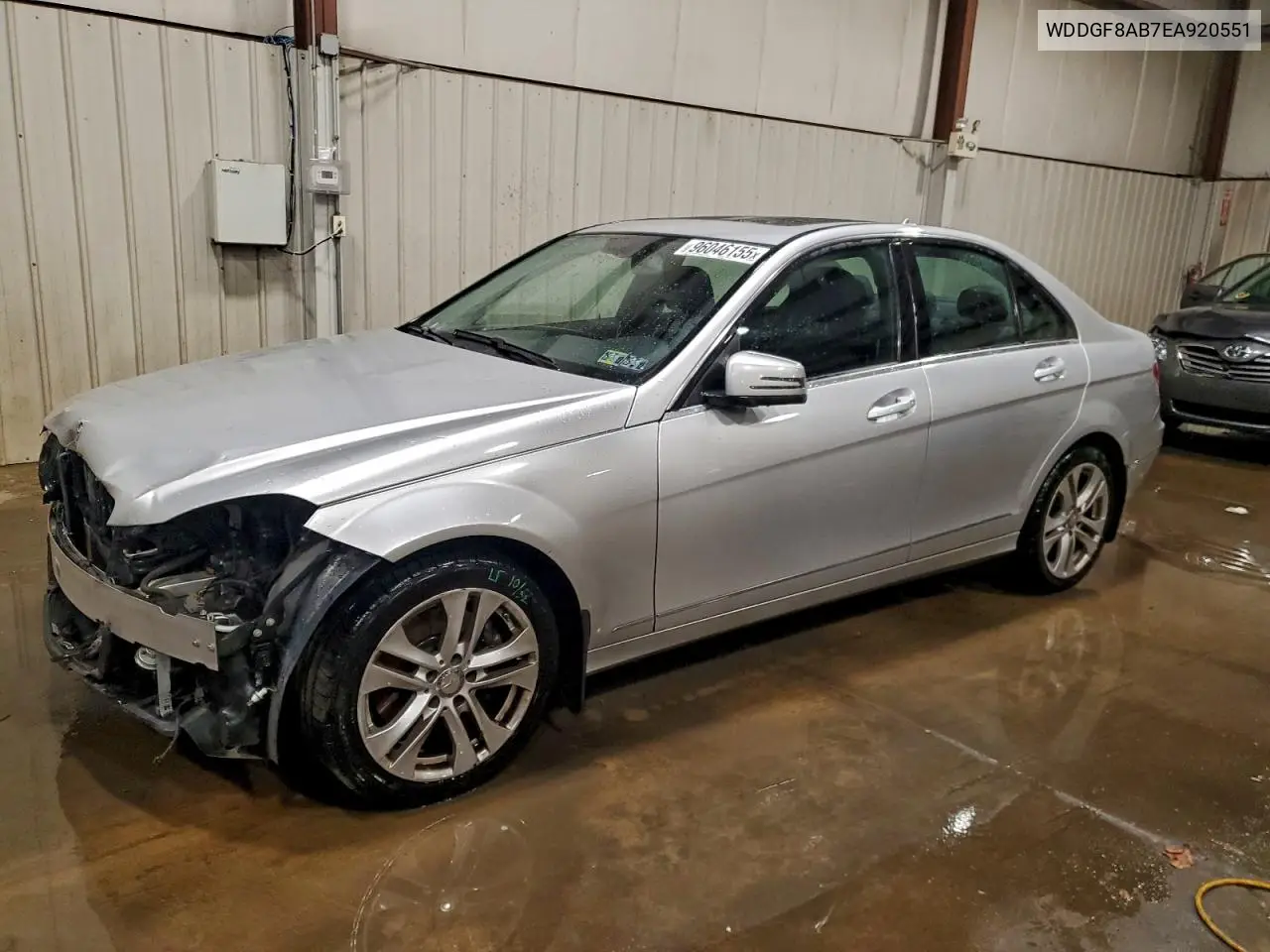 WDDGF8AB7EA920551 2014 Mercedes-Benz C 300 4Matic