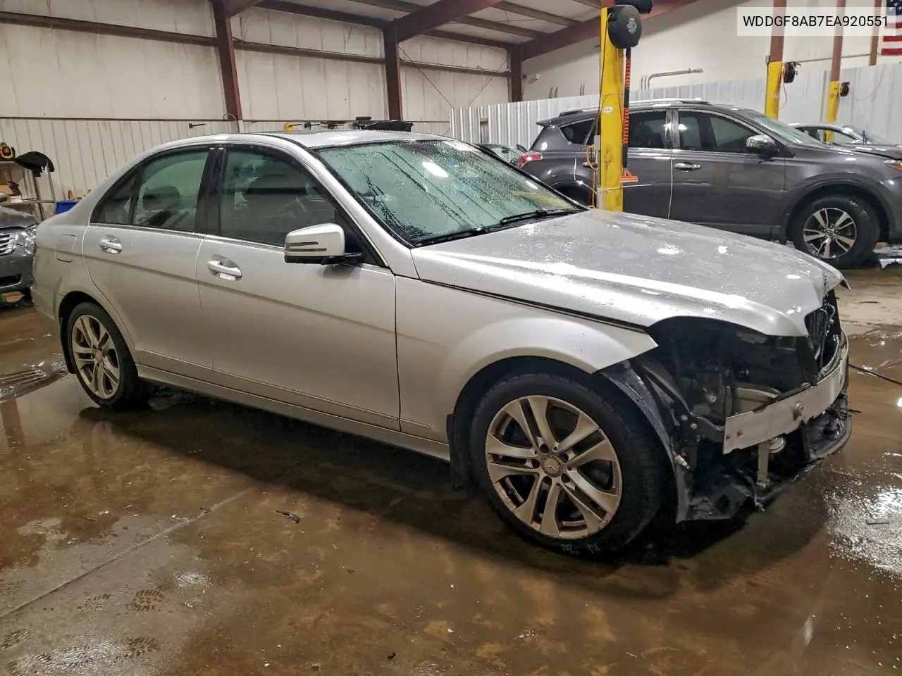 WDDGF8AB7EA920551 2014 Mercedes-Benz C 300 4Matic