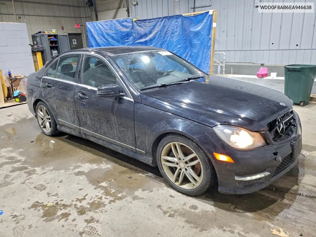 WDDGF8AB6EA946638 2014 Mercedes-Benz C 300 4Matic