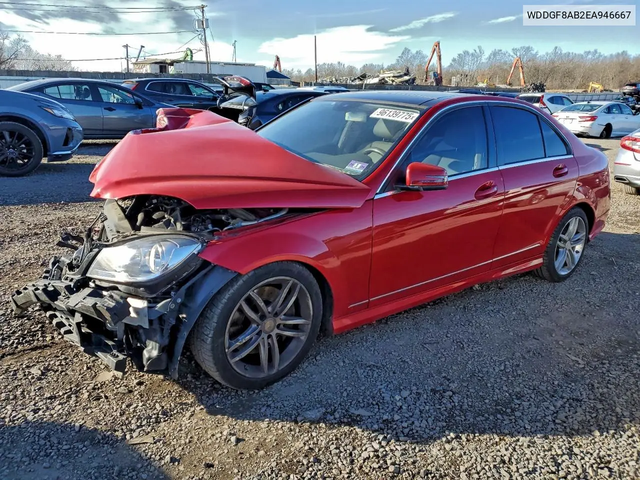 WDDGF8AB2EA946667 2014 Mercedes-Benz C 300 4Matic