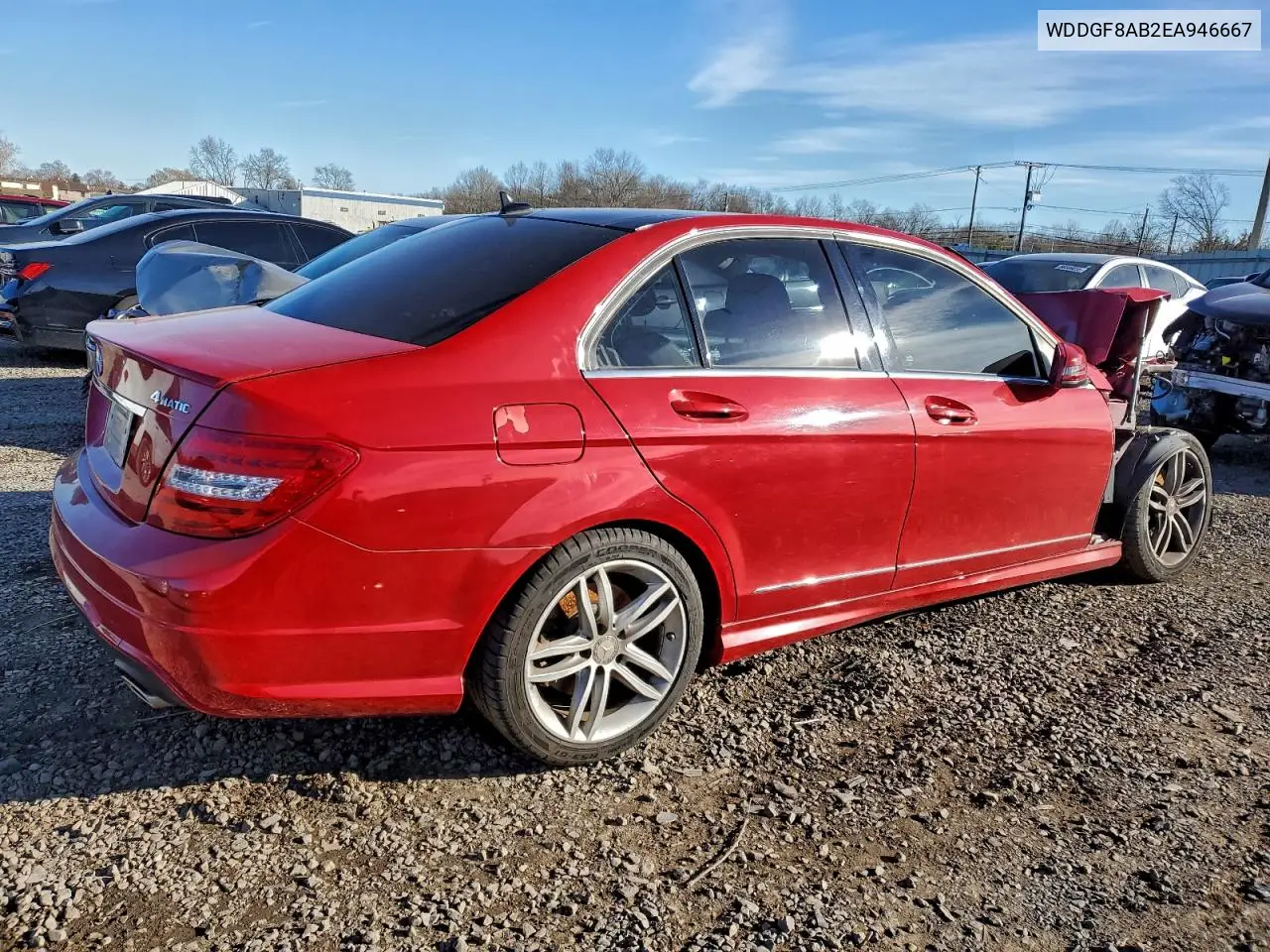 WDDGF8AB2EA946667 2014 Mercedes-Benz C 300 4Matic