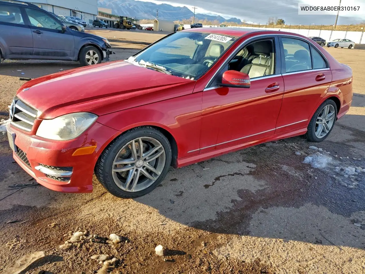 WDDGF8AB0ER310167 2014 Mercedes-Benz C 300 4Matic