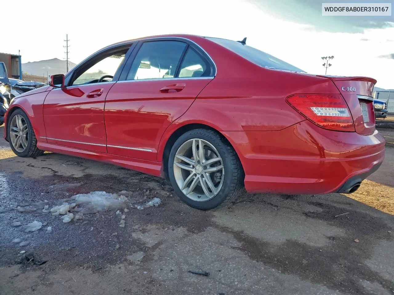 WDDGF8AB0ER310167 2014 Mercedes-Benz C 300 4Matic