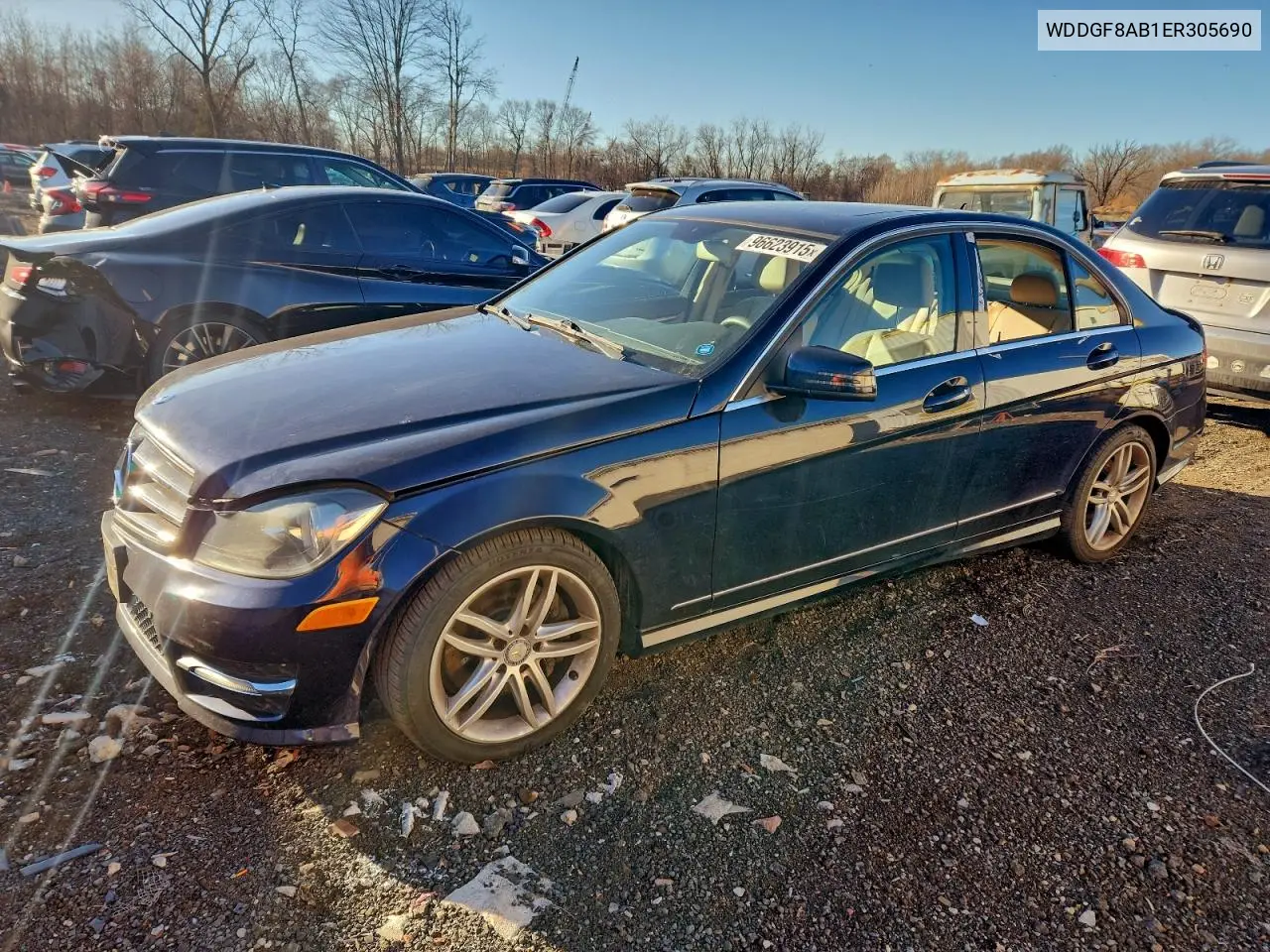 WDDGF8AB1ER305690 2014 Mercedes-Benz C 300 4Matic